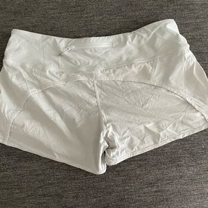 White Lululemon Short